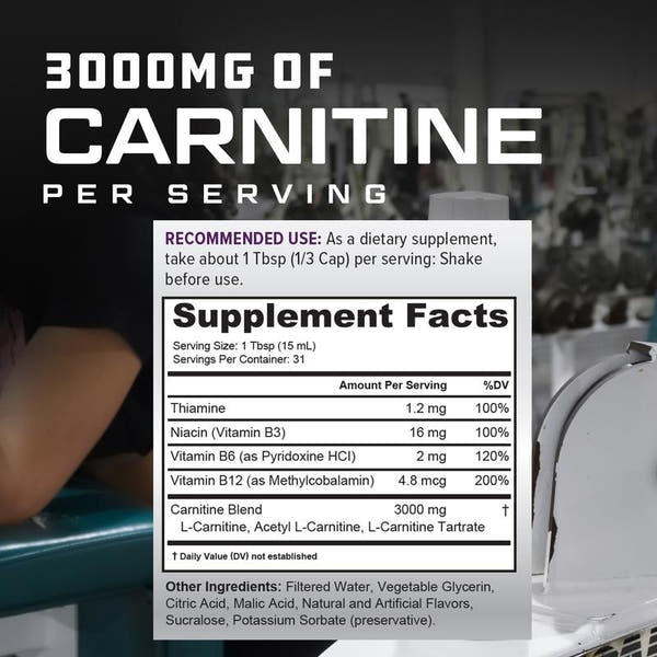 Cutler Nutrition Liquid Carnitine 3000