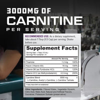 Cutler Nutrition Liquid Carnitine 3000